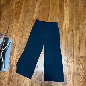 Lululemon Gray Hi-rise Cropped Ribbed SoftStreme